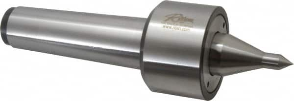 Riten - MT5 Taper Shank, 3-1/16" Head Diam 9,000 Lb Capacity Live Center - 5,000 Max RPM, 2-3/32" Head Length, 1/2" Point Diam, 2-1/2" Point Len, 1,100 Lb Max Workpc, 11-3/8" OAL, 15/16" Long Tip, Long Point - Benchmark Tooling