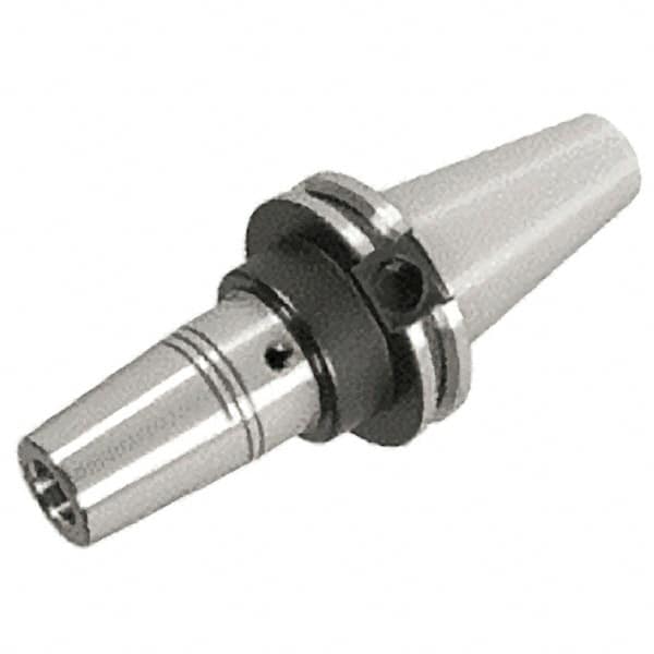 Iscar - 1/4" Hole Diam, CAT50 Taper Shank Shrink Fit Tool Holder & Adapter - 3-1/2" Projection, 0.827" Nose Diam, 1.42" Clamping Depth, 25,000 RPM, Through Coolant - Exact Industrial Supply