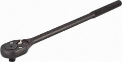 Proto - 1/2" Drive Pear Head Standard Ratchet - Black Oxide Finish, 16" OAL, 24 Gear Teeth, Standard Head - Benchmark Tooling