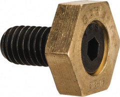 Gibraltar - 13/16" Hex, 3/8-16 Stud Thread, Symmetrical Hex Clamp - 0.11" Hex Height, 23/32" Thread Length, 10 Clamps - Benchmark Tooling