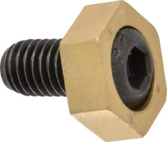 Gibraltar - 1" Hex, 1/2-13 Stud Thread, Symmetrical Hex Clamp - 0.11" Hex Height, 29/32" Thread Length, 10 Clamps - Benchmark Tooling