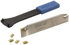 Seco - 1" Blade Height, Indexable Cut-Off Blade - 150.10 Series - Benchmark Tooling