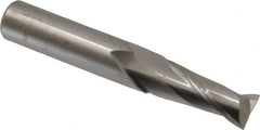 OSG - 25/64", 1" LOC, 7/16" Shank Diam, 2-3/4" OAL, 2 Flute, Solid Carbide Square End Mill - Single End, Uncoated, Spiral Flute, 30° Helix, Centercutting, Right Hand Cut, Right Hand Flute, Series 402 - Benchmark Tooling