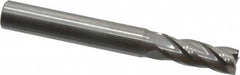 OSG - 9/32", 3/4" LOC, 5/16" Shank Diam, 2-1/2" OAL, 4 Flute, Solid Carbide Square End Mill - Single End, Uncoated, Spiral Flute, 30° Helix, Centercutting, Right Hand Cut, Right Hand Flute, Series 404 - Benchmark Tooling