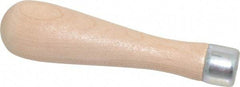 Lutz - 3-1/2" Long x 7/8" Diam File Handle - For Use with 4" Files - Benchmark Tooling