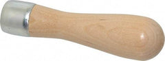 Lutz - 4-1/2" Long x 1-1/4" Diam File Handle - For Use with 8" Files - Benchmark Tooling