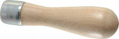 Lutz - 4-1/2" Long x 1-1/4" Diam File Handle - For Use with 10" Files - Benchmark Tooling