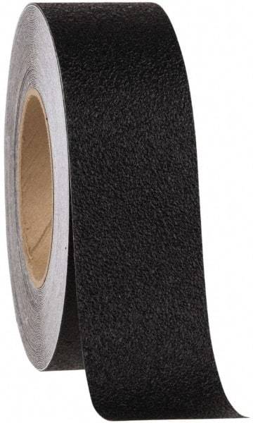 NMC - Black Solid Color Anti-Slip Vinyl Tape - 2" Wide x 60' Long x 0.02" Thick, General Traffic - Benchmark Tooling