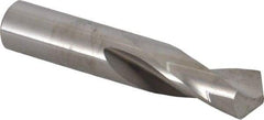 M.A. Ford - 5/8" 118° Spiral Flute Solid Carbide Screw Machine Drill Bit - Bright Finish, Right Hand Cut, 1-3/4" Flute Length, 3-1/2" OAL, Faceted Point, Straight Shank - Benchmark Tooling