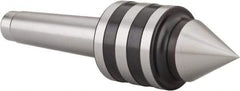 Value Collection - MT3 Taper Shank, 1.7717" Head Diam Live Center - 4,000 Max RPM, 1.2598" Point Diam, 2.95" Point Len, 705.48 Lb Max Workpc, 6.4567" OAL, 1.12" Long Tip, Standard Point - Benchmark Tooling