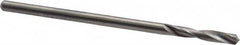 M.A. Ford - #41 118° Spiral Flute Solid Carbide Screw Machine Drill Bit - Bright Finish, Right Hand Cut, 1/2" Flute Length, 2" OAL, Faceted Point, Straight Shank - Benchmark Tooling