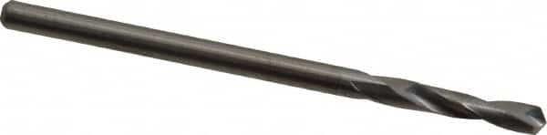 M.A. Ford - 2.49936mm 118° Spiral Flute Solid Carbide Screw Machine Drill Bit - Bright Finish, Right Hand Cut, 14mm Flute Length, 43mm OAL, Faceted Point, Straight Shank - Benchmark Tooling