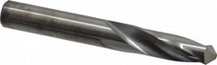 M.A. Ford - 12.99972mm 118° Spiral Flute Solid Carbide Screw Machine Drill Bit - Bright Finish, Right Hand Cut, 51mm Flute Length, 102mm OAL, Faceted Point, Straight Shank - Benchmark Tooling