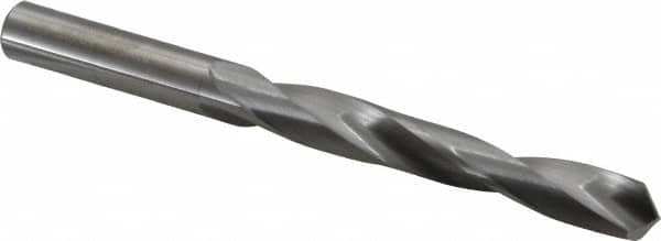 M.A. Ford - 25/64" 118° Solid Carbide Jobber Drill - Bright Finish, Right Hand Cut, Spiral Flute, Straight Shank, 4-1/2" OAL, Faceted Point - Benchmark Tooling
