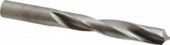 M.A. Ford - 17/32" 118° Solid Carbide Jobber Drill - Bright Finish, Right Hand Cut, Spiral Flute, Straight Shank, 5" OAL, Faceted Point - Benchmark Tooling