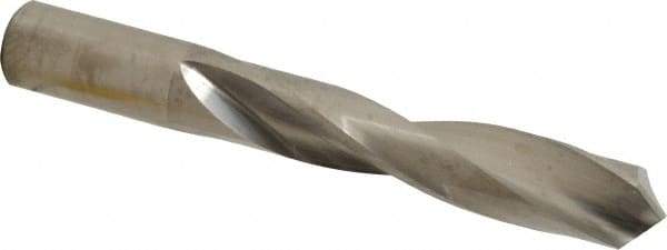 M.A. Ford - 3/4" 118° Solid Carbide Jobber Drill - Bright Finish, Right Hand Cut, Spiral Flute, Straight Shank, 5-3/4" OAL, Faceted Point - Benchmark Tooling