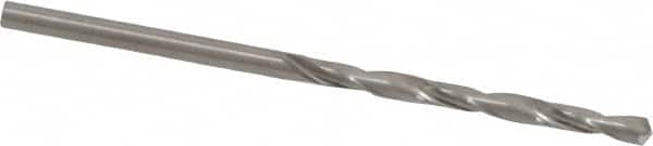 M.A. Ford - #48 118° Solid Carbide Jobber Drill - Bright Finish, Right Hand Cut, Spiral Flute, Straight Shank, 1-3/4" OAL, Faceted Point - Benchmark Tooling