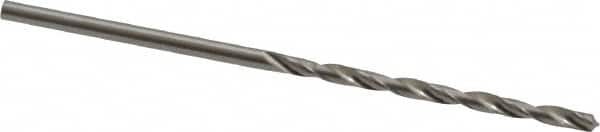 M.A. Ford - #55 118° Solid Carbide Jobber Drill - Bright Finish, Right Hand Cut, Spiral Flute, Straight Shank, 1-1/2" OAL, Faceted Point - Benchmark Tooling