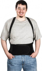 Ergodyne - Size L, Spandex Belt with Adjustable Shoulder Straps - 34 to 38" Waist, Detachable Strap, Black - Benchmark Tooling