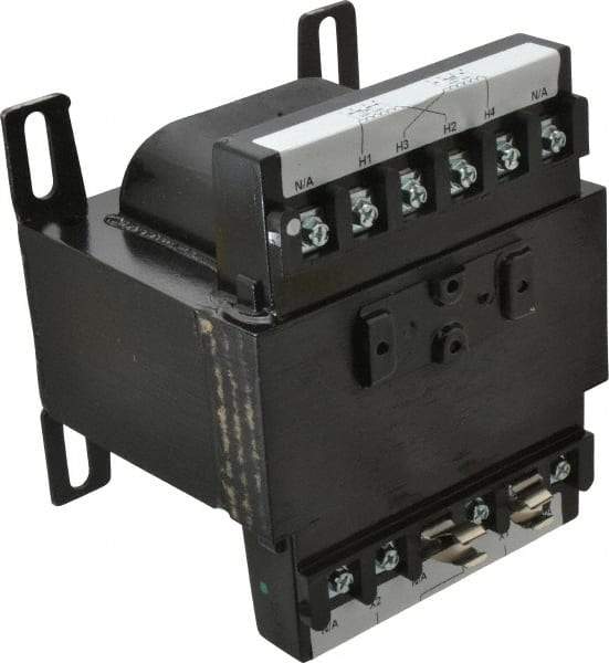 Eaton Cutler-Hammer - 1 Phase, 0.5 kVA, Control Transformer - 2 Input, 1 Output Winding, 50/60 Hz, 5-1/2 Inch Deep x 4-3/4 Inch High, 131°F Temp Rise - Benchmark Tooling