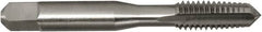 Vermont Tap & Die - #8-36 UNF 2/2B/3B 4 Flute Bright Finish High Speed Steel Straight Flute Standard Hand Tap - Taper, Right Hand Thread, 2-1/8" OAL, 3/4" Thread Length, H2 Limit, Oversize - Benchmark Tooling