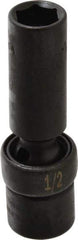 SK - 3/8" Drive 1/2" Deep Universal Impact Socket - 6 Points, 3-9/64" OAL - Benchmark Tooling