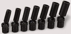 SK - 3/8" Drive 5/8" Deep Universal Impact Socket - 6 Points, 3-7/32" OAL - Benchmark Tooling