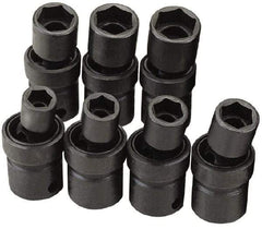 SK - 3/8" Drive 10mm Standard Universal Impact Socket - 6 Points, 2-1/8" OAL - Benchmark Tooling