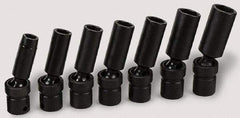 SK - 3/8" Drive 10mm Deep Universal Impact Socket - 6 Points, 3-1/8" OAL - Benchmark Tooling