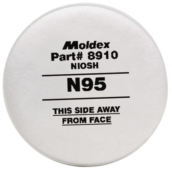 Moldex - Pack of (5) White N95 Filter Disks - Exact Industrial Supply