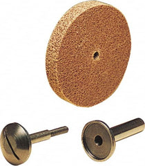 3M - 6" Diam, 1" Face Width, 5/8" Center Hole, Very Coarse Grade, Silicon Carbide Deburring Wheel - Unitized, Hard Density 7 Grade, 7,000 RPM - Benchmark Tooling
