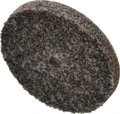 3M - 2" Diam, 1/4" Face Width, 1/4" Center Hole, Coarse Grade, Aluminum Oxide Deburring Wheel - Unitized, Hard Density 7 Grade, 22,100 RPM - Benchmark Tooling