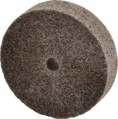 3M - 2" Diam, 1/2" Face Width, 1/4" Center Hole, Fine Grade, Aluminum Oxide Deburring Wheel - Unitized, Medium Density 5 Grade, 22,100 RPM - Benchmark Tooling