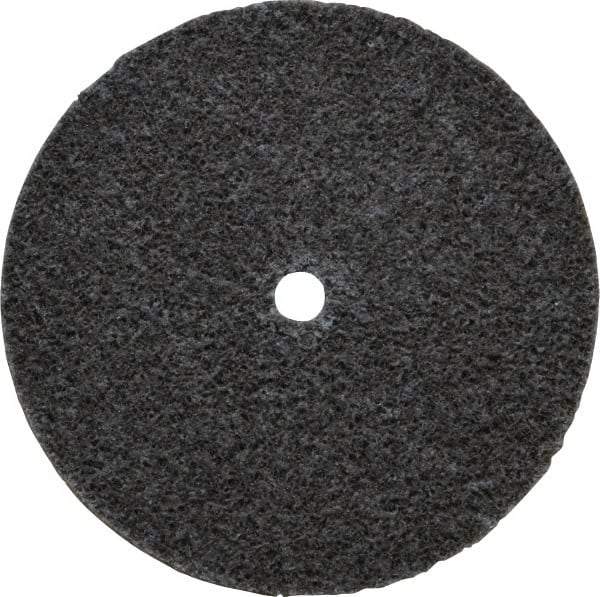 3M - 3" Diam, 1/4" Face Width, 1/4" Center Hole, Fine Grade, Aluminum Oxide Deburring Wheel - Unitized, Medium Density 5 Grade, 18,100 RPM - Benchmark Tooling