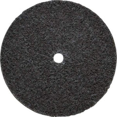 3M - 3" Diam, 1/4" Face Width, 1/4" Center Hole, Fine Grade, Aluminum Oxide Deburring Wheel - Unitized, Medium Density 5 Grade, 18,100 RPM - Benchmark Tooling