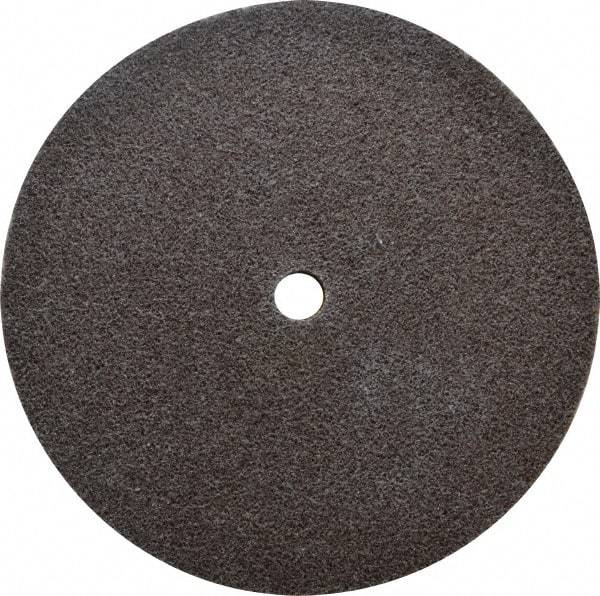 3M - 6" Diam, 1/2" Face Width, 1/2" Center Hole, Medium Grade, Aluminum Oxide Deburring Wheel - Unitized, Hard Density 7 Grade, 7,500 RPM - Benchmark Tooling