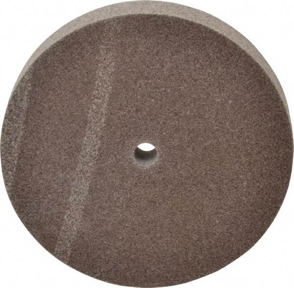 3M - 6" Diam, 1" Face Width, 1/2" Center Hole, Fine Grade, Aluminum Oxide Deburring Wheel - Unitized, Medium Density 5 Grade, 7,500 RPM - Benchmark Tooling