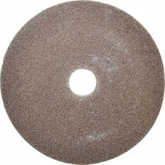 3M - 6" Diam, 1" Face Width, 1" Center Hole, Medium Grade, Aluminum Oxide Deburring Wheel - Unitized, Hard Density 7 Grade, 7,500 RPM - Benchmark Tooling