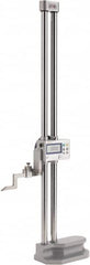 Mitutoyo - 24" Electronic Height Gage - 0.0005, 0.0002" (Switchable) Resolution, Accurate to 0.0015", LCD Display, SPC Data Output - Benchmark Tooling