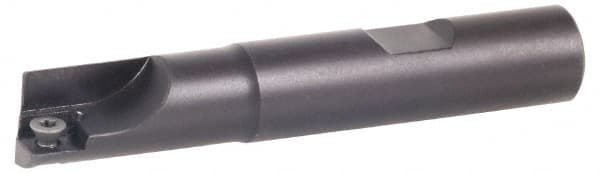 Kennametal - 1-3/4" Cut Diam, 11.94mm Max Depth of Cut, 1-1/4" Shank Diam, 4.78" OAL, Indexable Square Shoulder Centercutting End Mill - SPEB 422 Inserts, Weldon Shank, 0° Lead Angle, Through Coolant - Benchmark Tooling