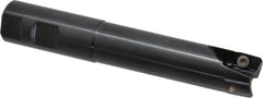 Kennametal - 1" Cut Diam, 18.03mm Max Depth of Cut, 1" Shank Diam, 153.16mm OAL, Indexable Square Shoulder End Mill - EC18.., EP18.. Inserts, Weldon Shank, 0° Lead Angle, Through Coolant - Benchmark Tooling