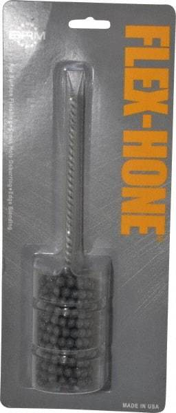 Brush Research Mfg. - 1-1/2" Bore Diam, 180 Grit, Silicon Carbide Flexible Hone - Extra Fine, 8" OAL - Benchmark Tooling