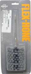 Brush Research Mfg. - 2-1/2" Bore Diam, 320 Grit, Silicon Carbide Flexible Hone - Extra Fine, 8" OAL - Benchmark Tooling