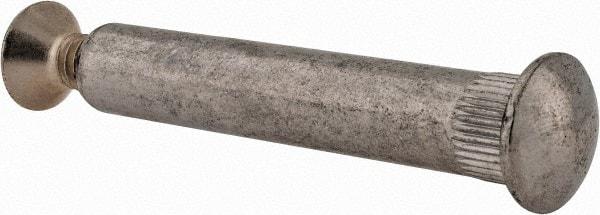 Made in USA - 1/4-20 Thread Screw & Barrel, Flat Head, Phillips Drive, Brass Sex Bolt & Binding Post - Chrome-Plated Finish, 1-1/2" OAL, 2-1/16" Long Barrel - Benchmark Tooling