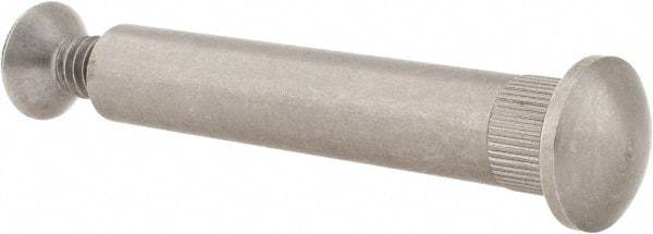 Made in USA - 1/4-20 Thread Screw & Barrel, Flat Head, Phillips Drive, Stainless Steel Sex Bolt & Binding Post - Uncoated, 1" OAL, 2-1/16" Long Barrel, Grade 18-8 - Benchmark Tooling