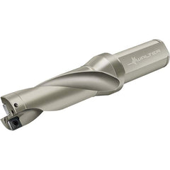 Walter - 141mm Max Drill Depth, 3xD, 47mm Diam, Indexable Insert Drill - 2 Inserts, 40mm Shank Diam, Flange Shank - Benchmark Tooling