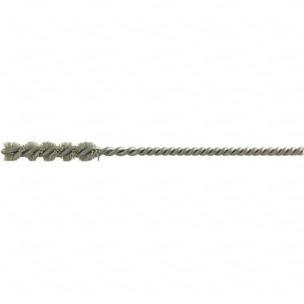 Brush Research Mfg. - 7/32" Bore Diam, 120 Grit, Aluminum Oxide Flexible Hone - Medium, 0.241" OAL - Benchmark Tooling