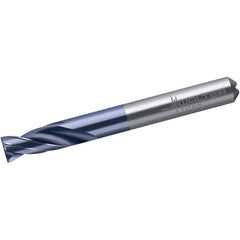 Walter-Titex - 8.3mm 180° Spiral Flute Solid Carbide Screw Machine Drill Bit - Benchmark Tooling