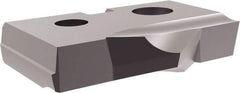 Allied Machine and Engineering - 22mm Diam x 5/32" Thick, Seat Code 1, 90° Included Angle Spade Drill Insert - TiAlN Coated, Cobalt, Grade Super Cobalt, Series T-A - Benchmark Tooling