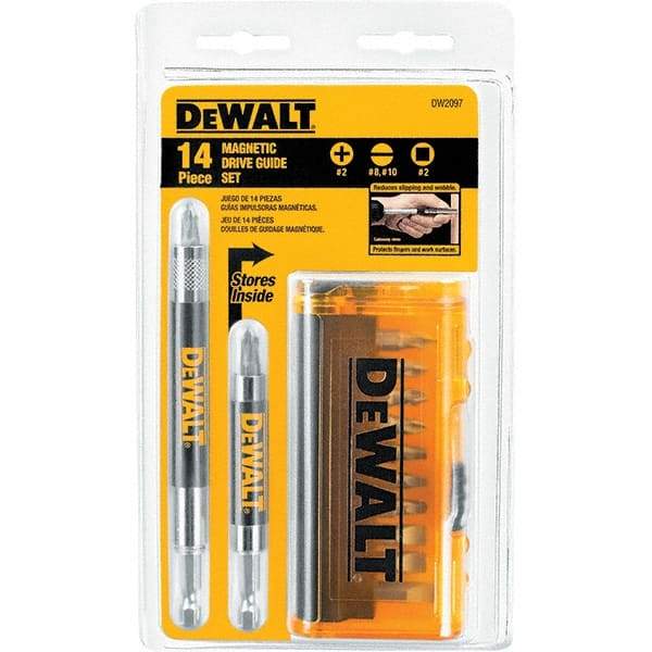 DeWALT - 14 Piece, Screwdriver Bit Set - #2, 1/4" Drive - Benchmark Tooling